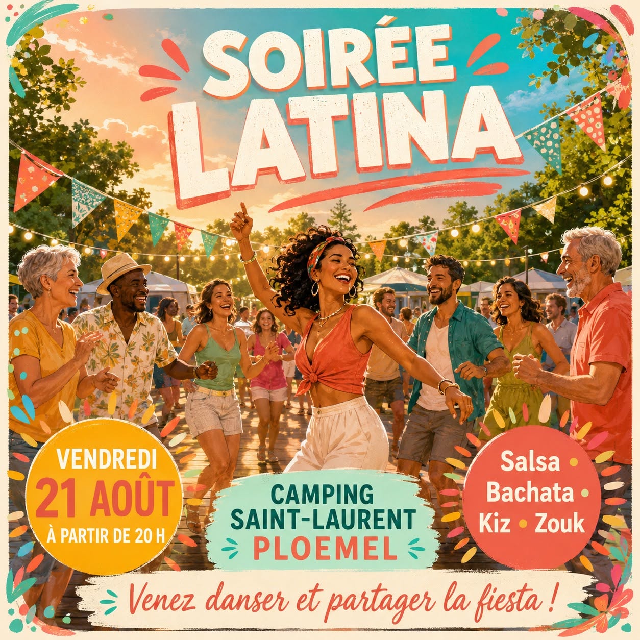 Affiche de Soirée Latina
