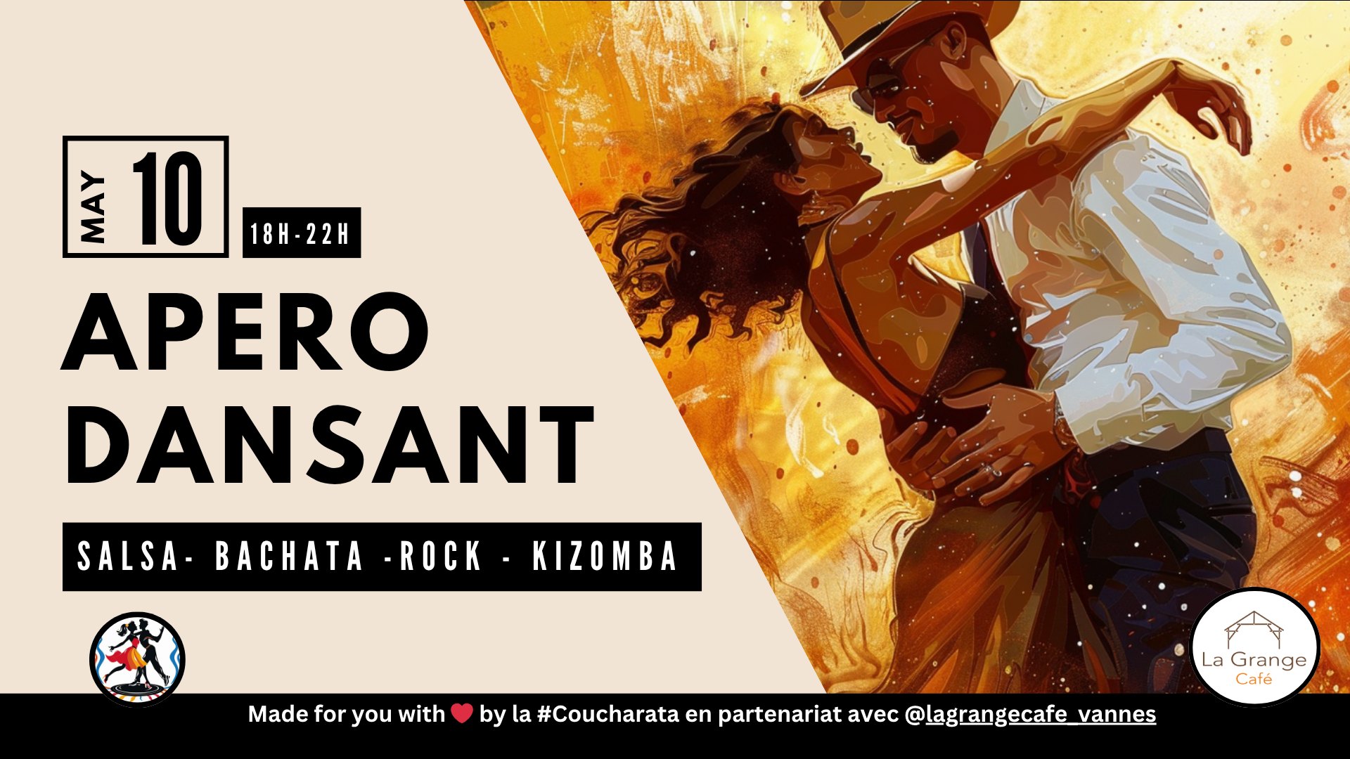 Affiche de Apéro Dansant à la Grange Café  