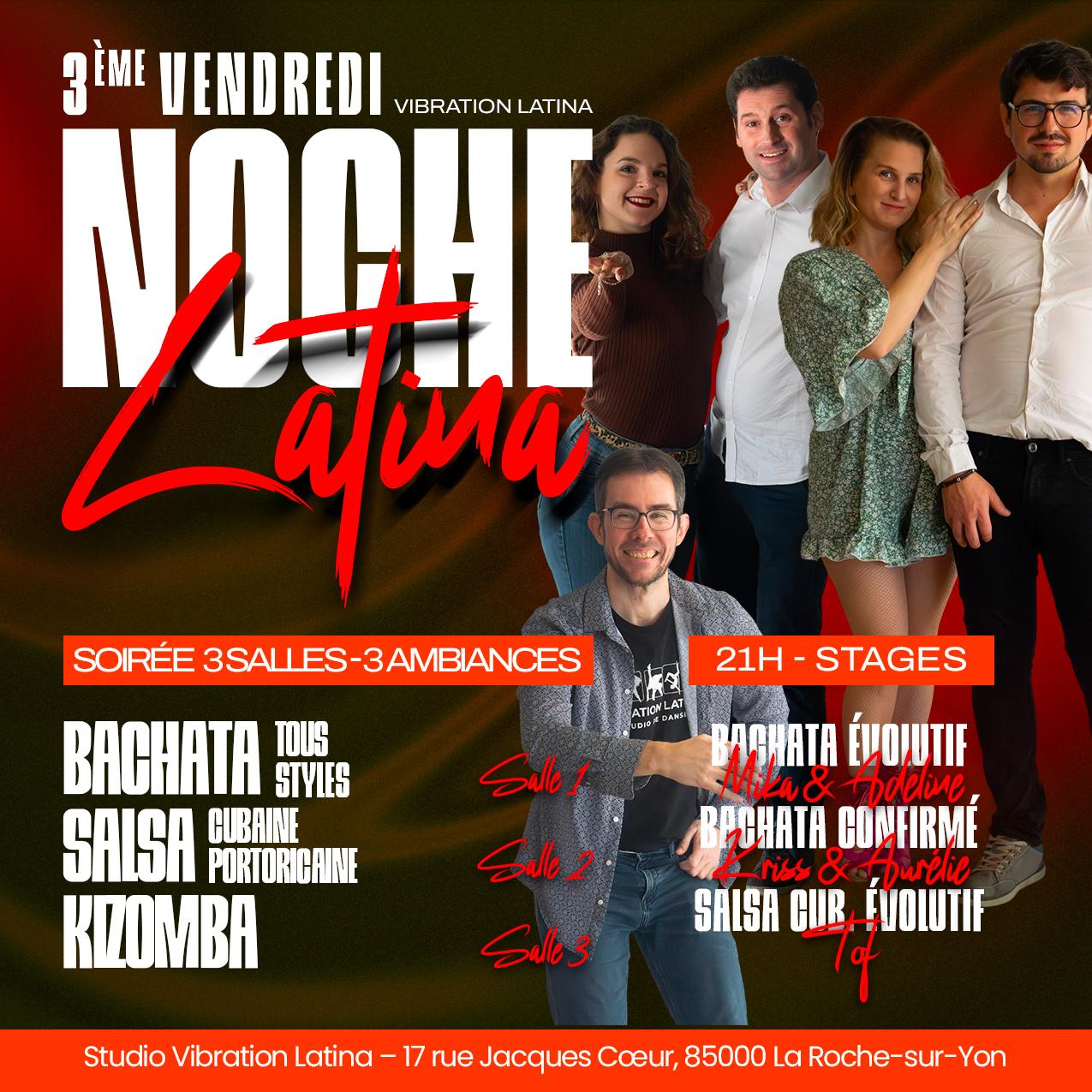 Affiche de NOCHE LATINA - SPÉCIALE BACHATA