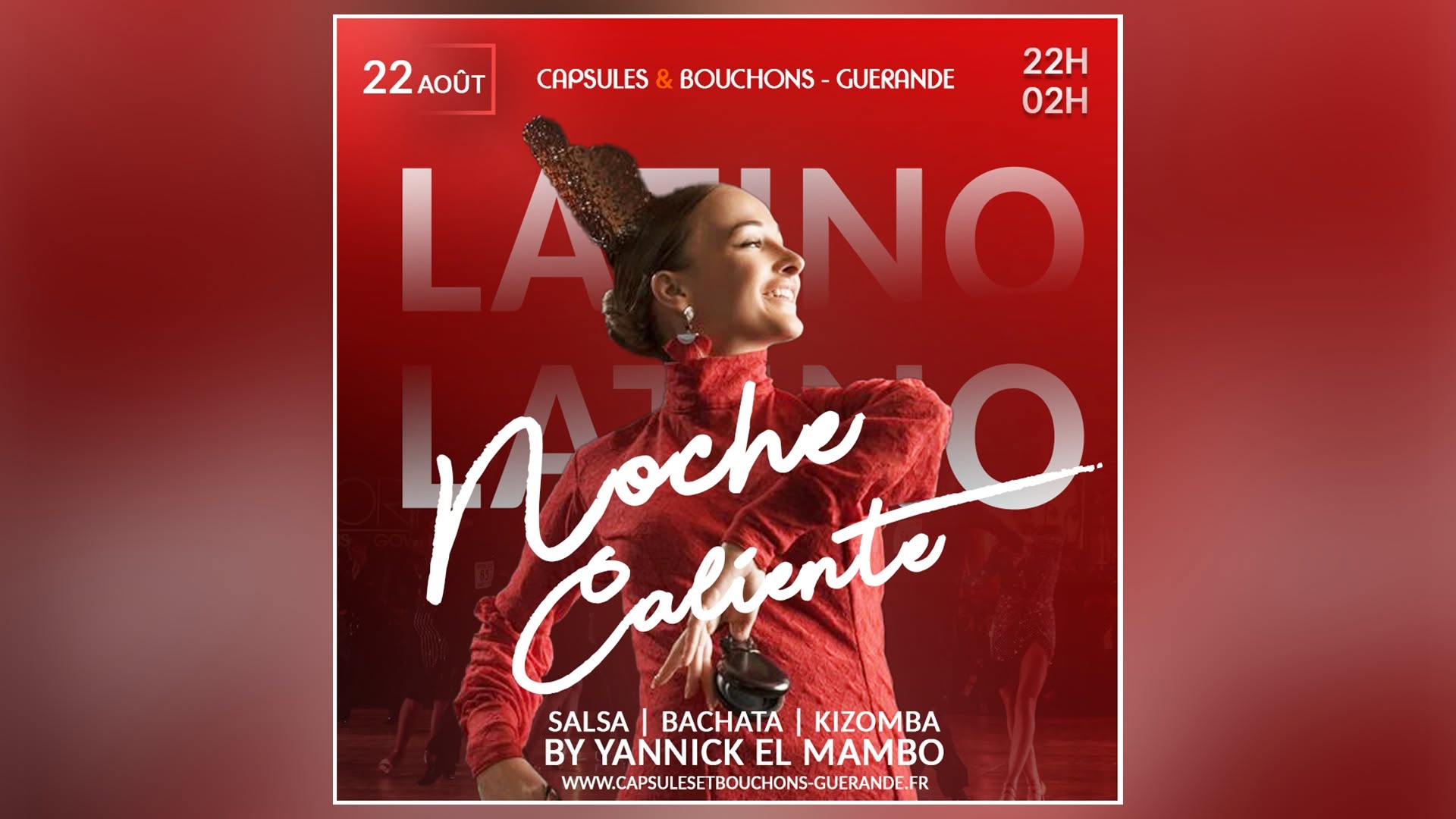 Affiche de Noche Caliente - Soirée Latino SBK