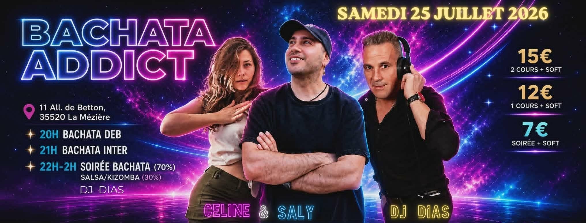 Affiche de FREEDOM BACHATA ADDICT - SAM 25 JUILLET