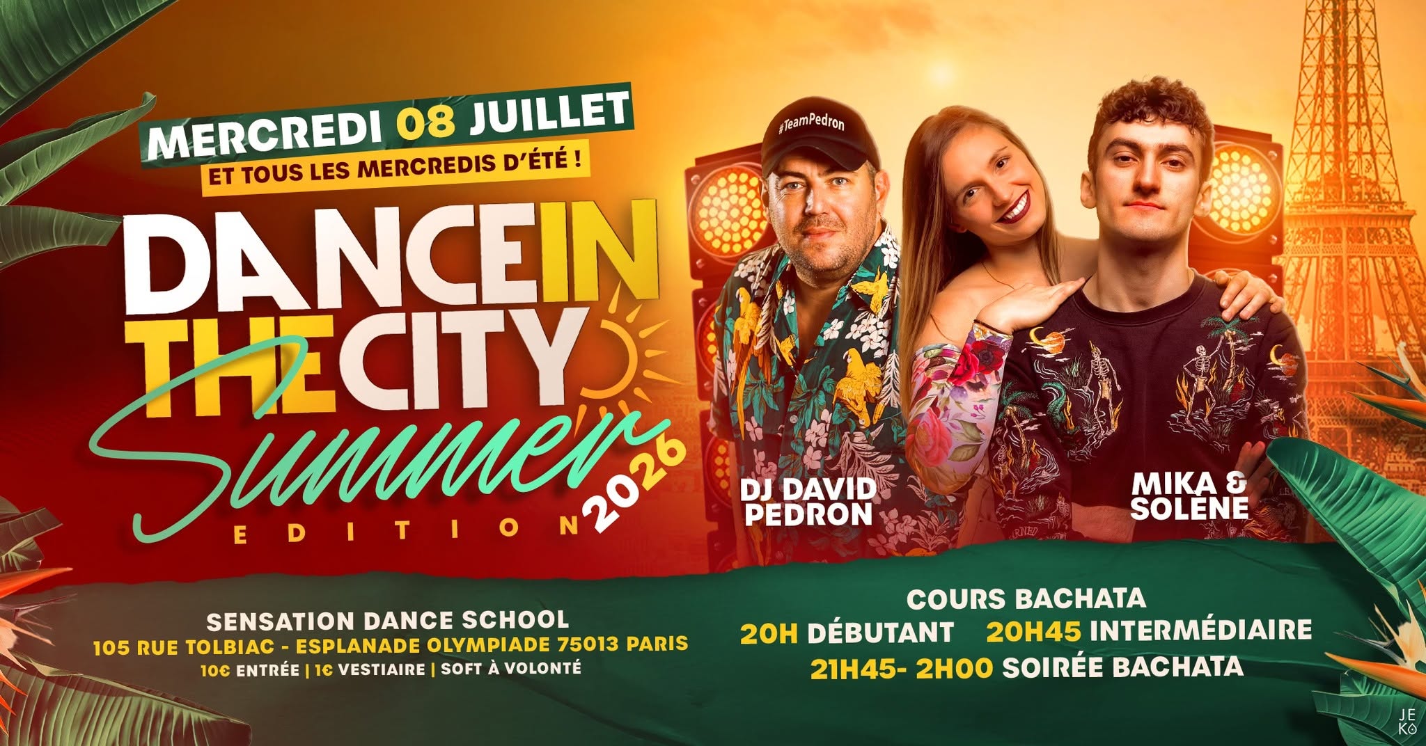 Affiche de DITC - Votre soirée bachata parisienne du mercredi 