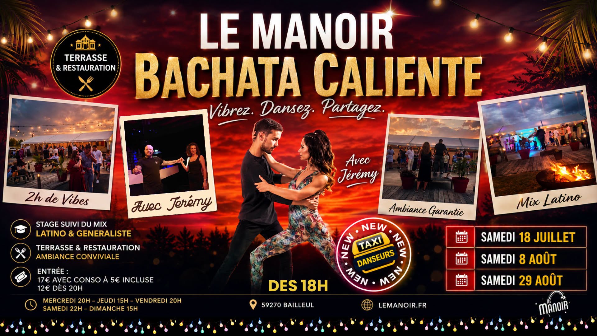 Affiche de Bachata Caliente 