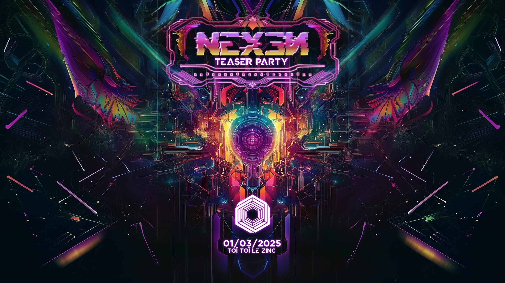 Affiche de Multiversal Records invite NEXEN Festival - Teaser Party