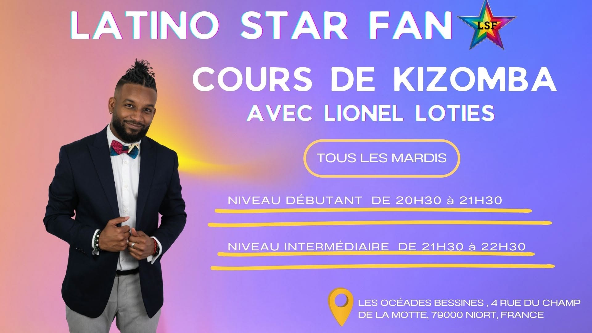 Affiche de Cours Kizomba chez LSF