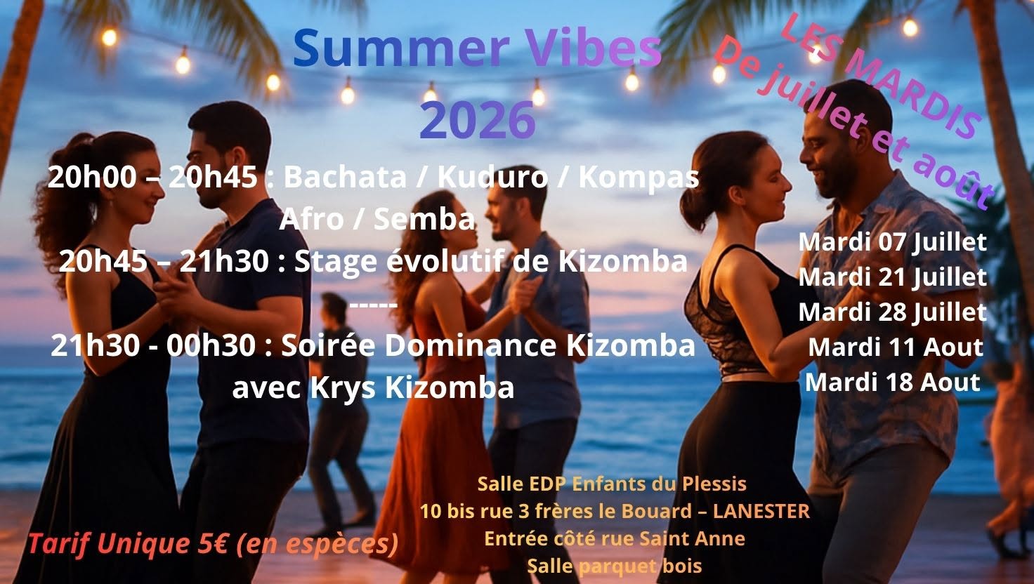 Affiche de MARDI SUMMER VIBES 2026