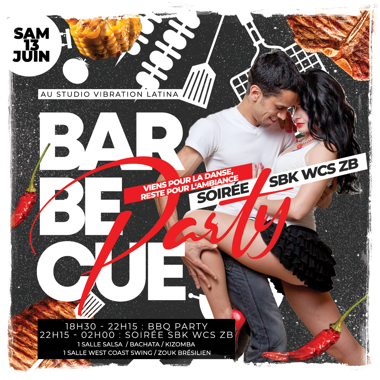 Affiche de LATIN VIBES - BARBECUE PARTY