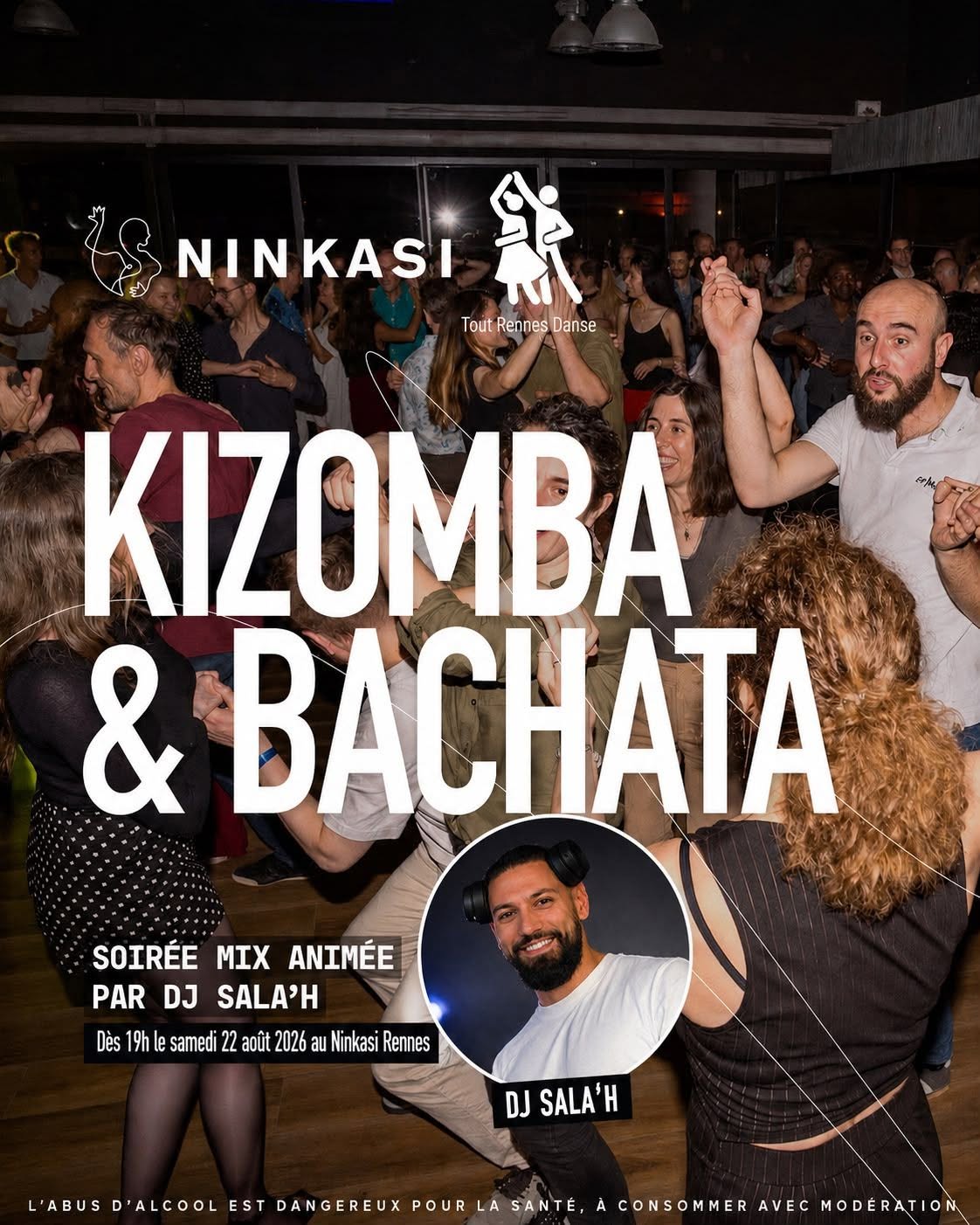 Affiche de Soirée Kizomba & Bachata