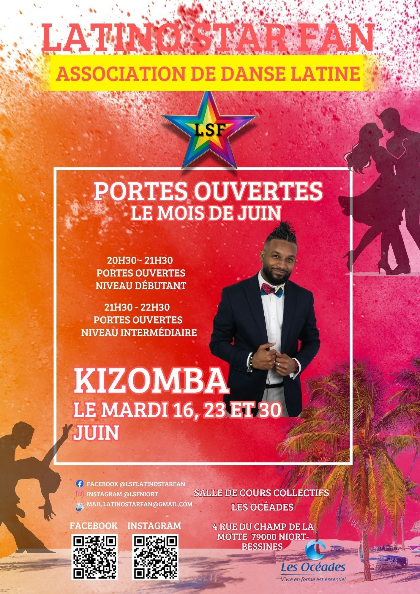 Affiche de ✨Kizomba-Portes Ouvertes Juin 2026✨ LSF Niort