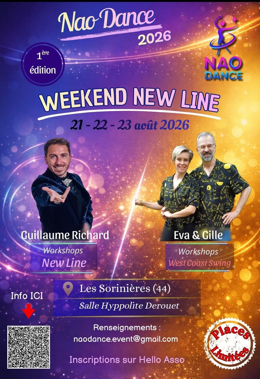 Affiche de Weekend New Line Nao Dance 