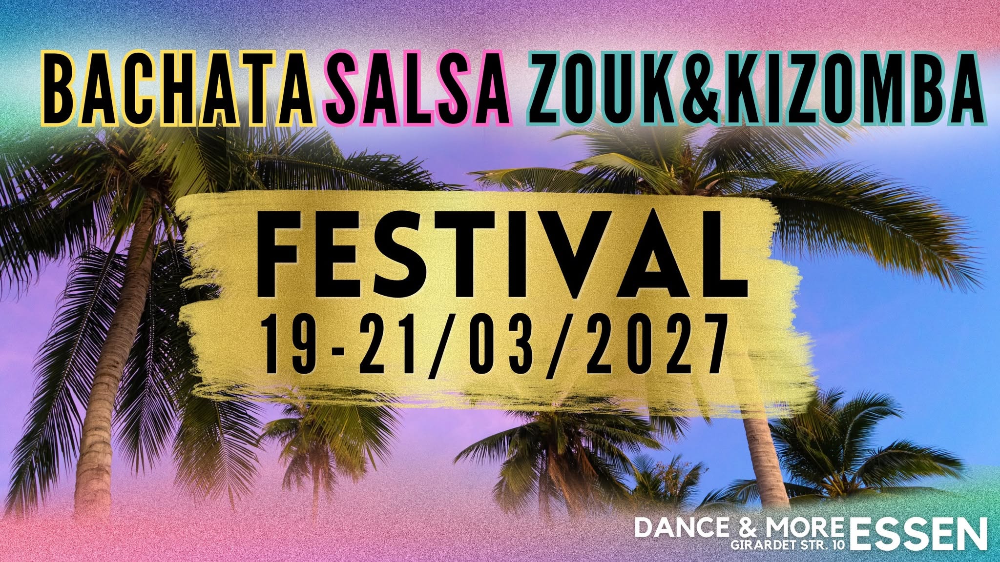 Affiche de The Community Festival Bachata Salsa Zouk & Kizomba 