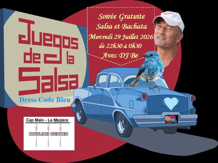 Affiche de Juegos : Soirée Gratuite Salsa & Bachata au Bowling Center Cap Malo