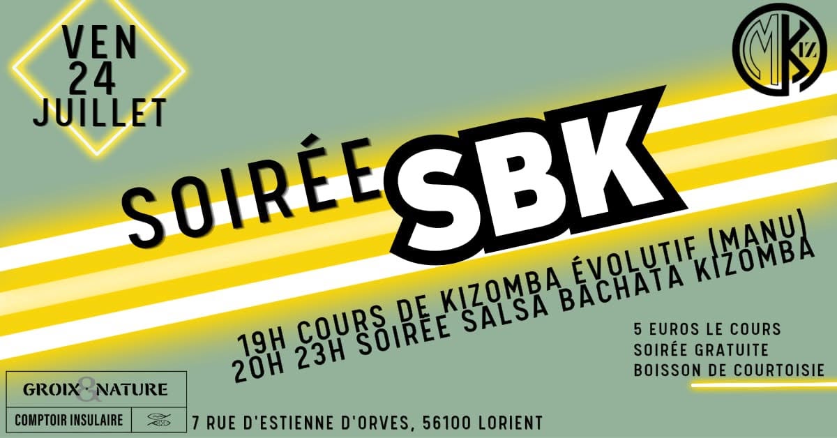 Affiche de Soirée SBK 