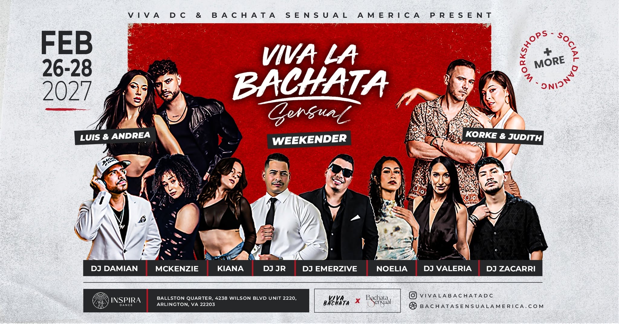Affiche de Viva La Bachata Sensual Weekender