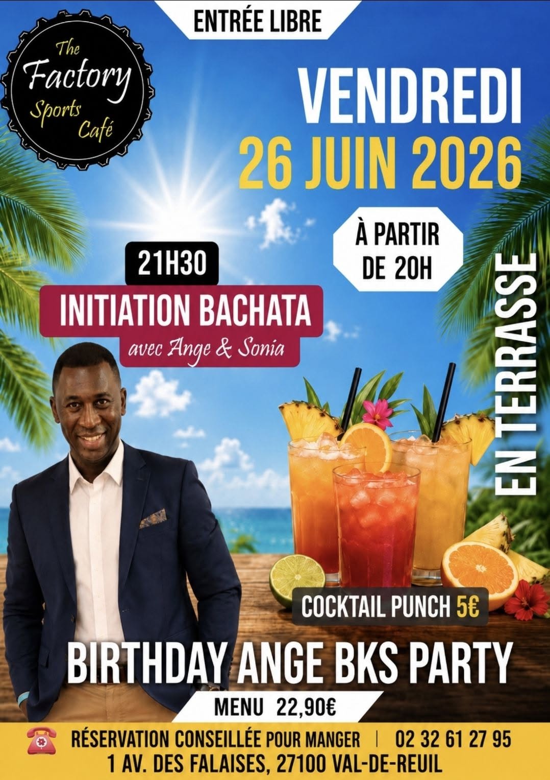 Affiche de BIRTHDAY ANGE BKS PARTY 