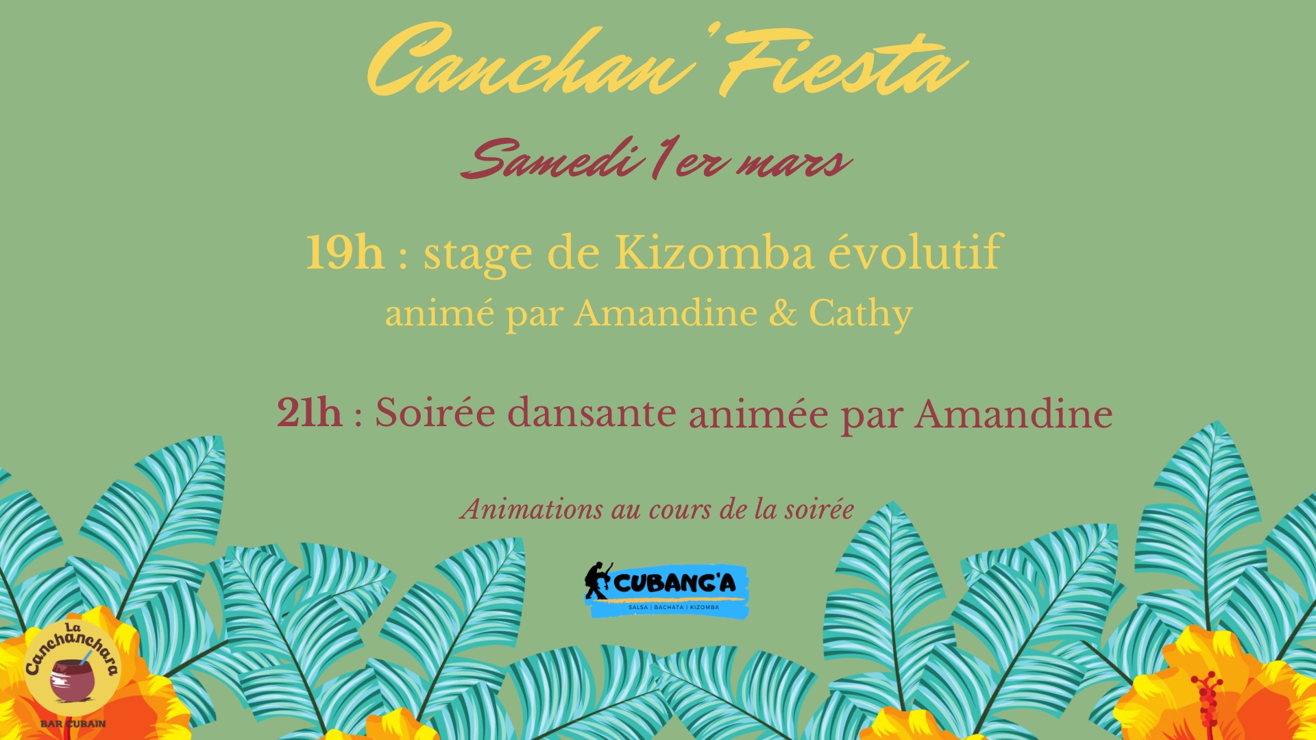 Affiche de Dernière Canchanfiesta au centre ville 