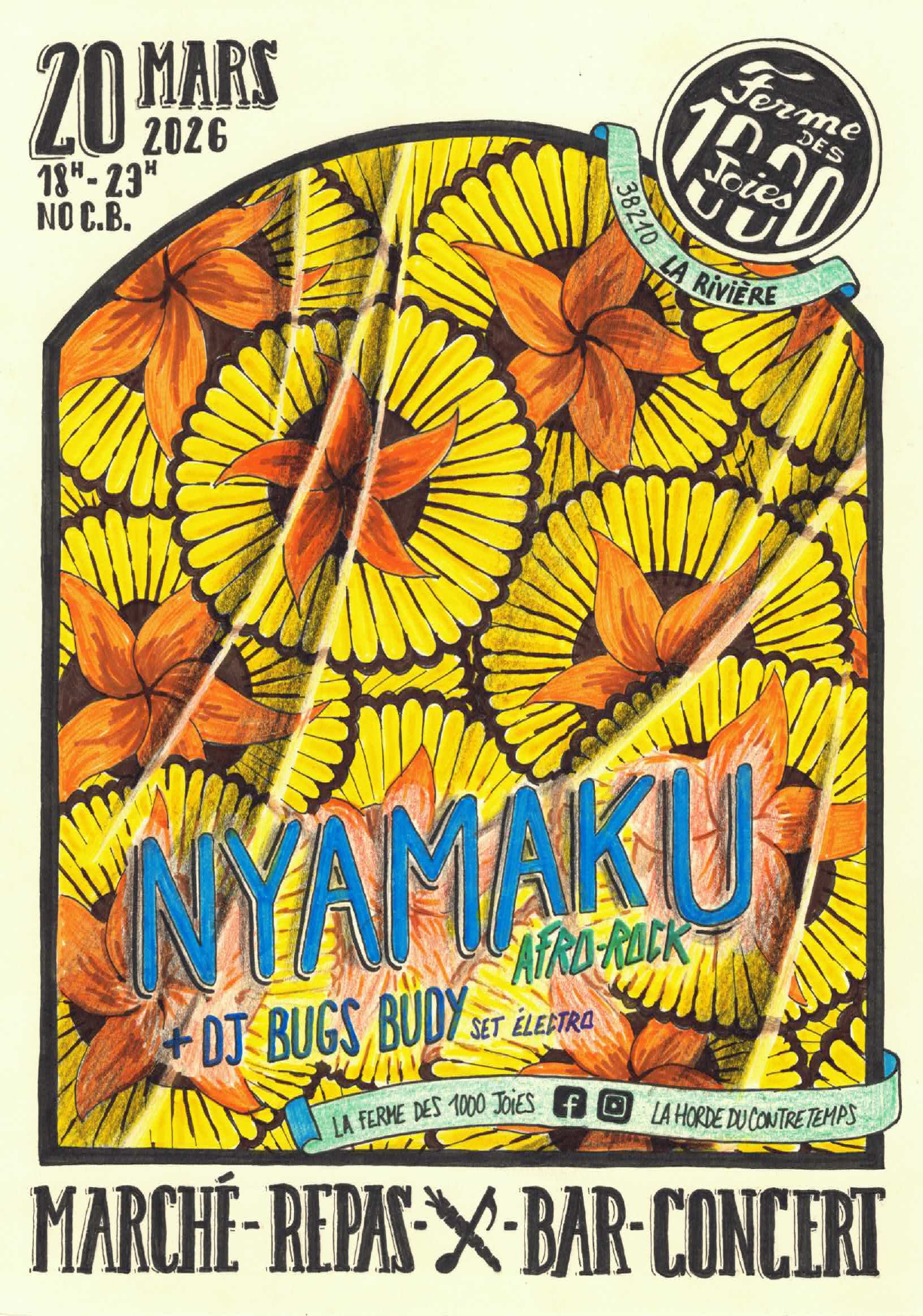 Affiche de GUINGUETTE DU 20 MARS 2026 : NYAMAKU