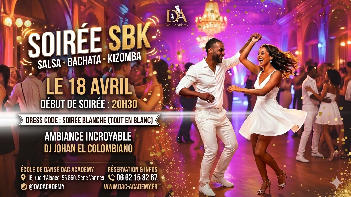 Affiche de 💃 Alerte Soirée SBK À Séné / Vannes !💃 