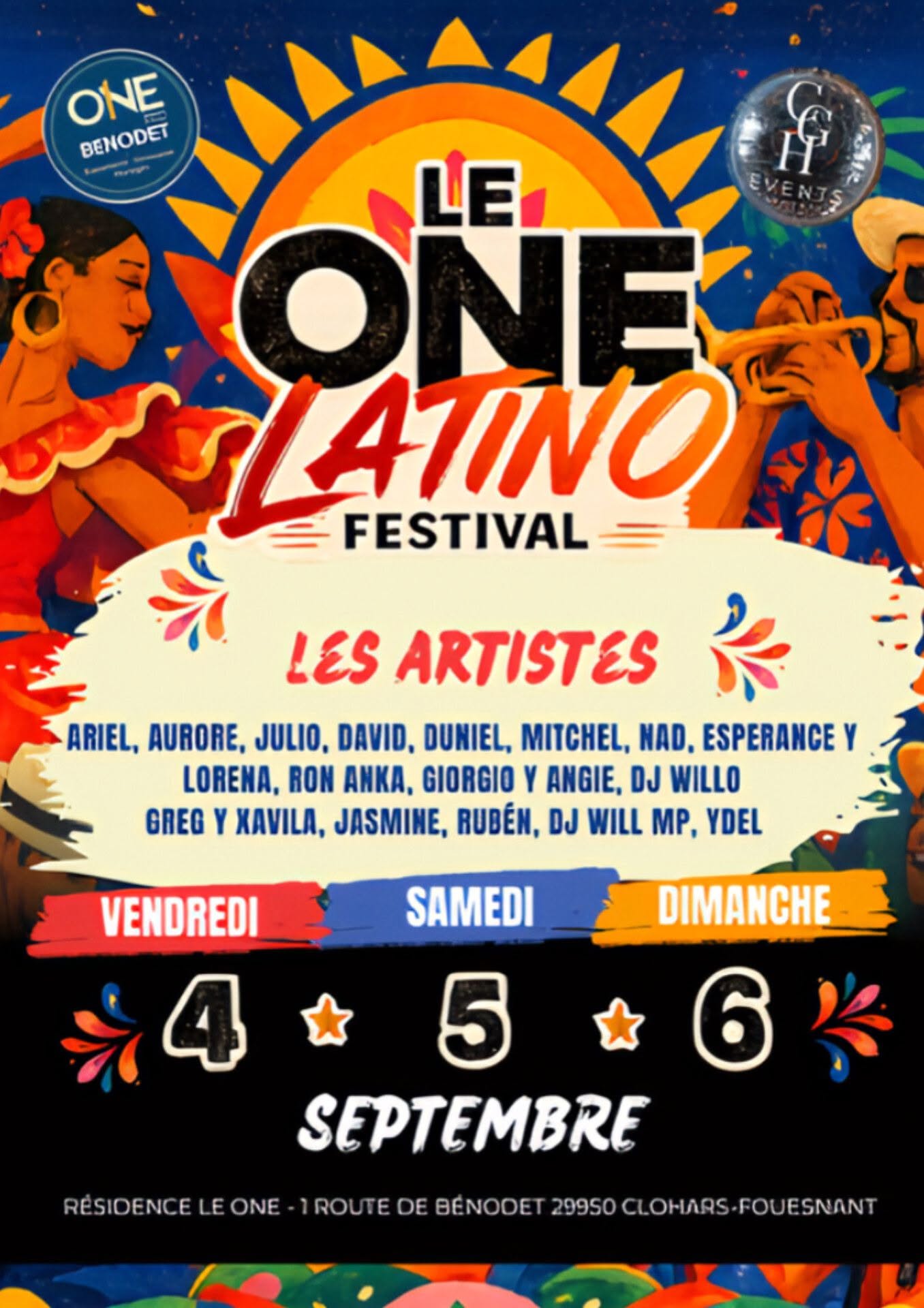 Affiche de LE ONE LATINO FESTIVAL 