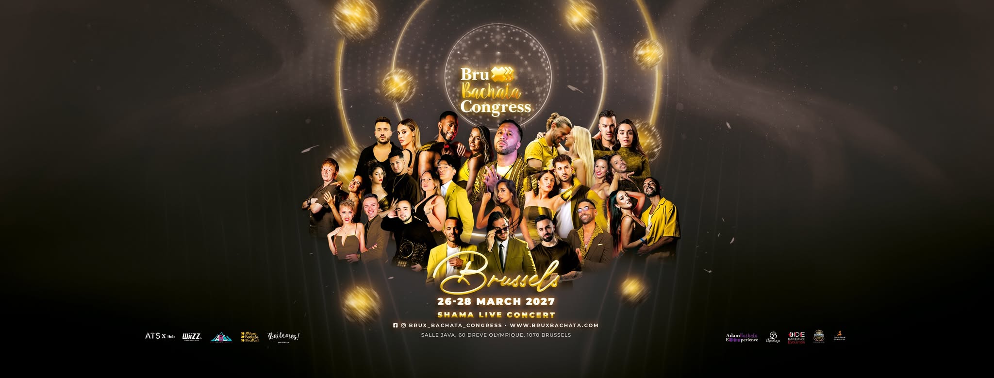 Affiche de Brux Bachata Congress 2027