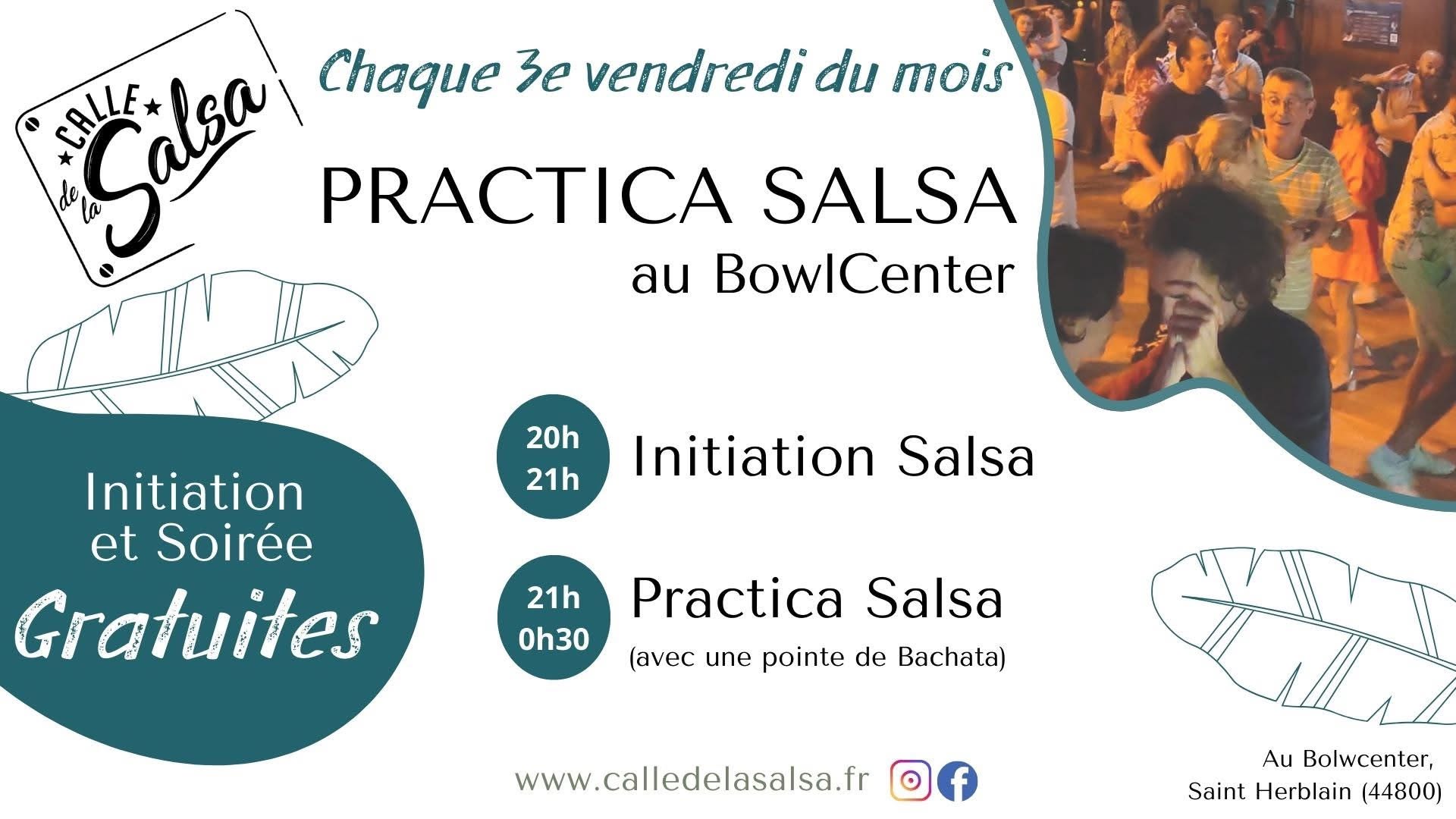 Affiche de Practica Salsa au Bowlcenter