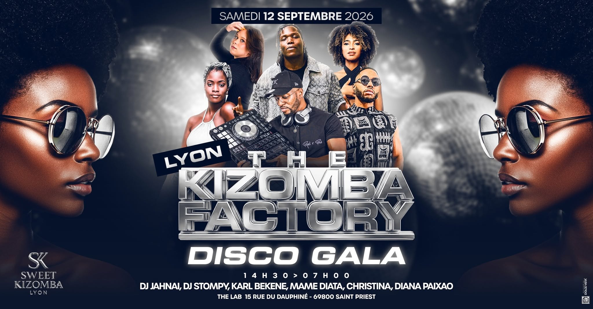 Affiche de THE KIZOMBA FACTORY 🕺🏽🪩DISCO GALA 🪩🎤