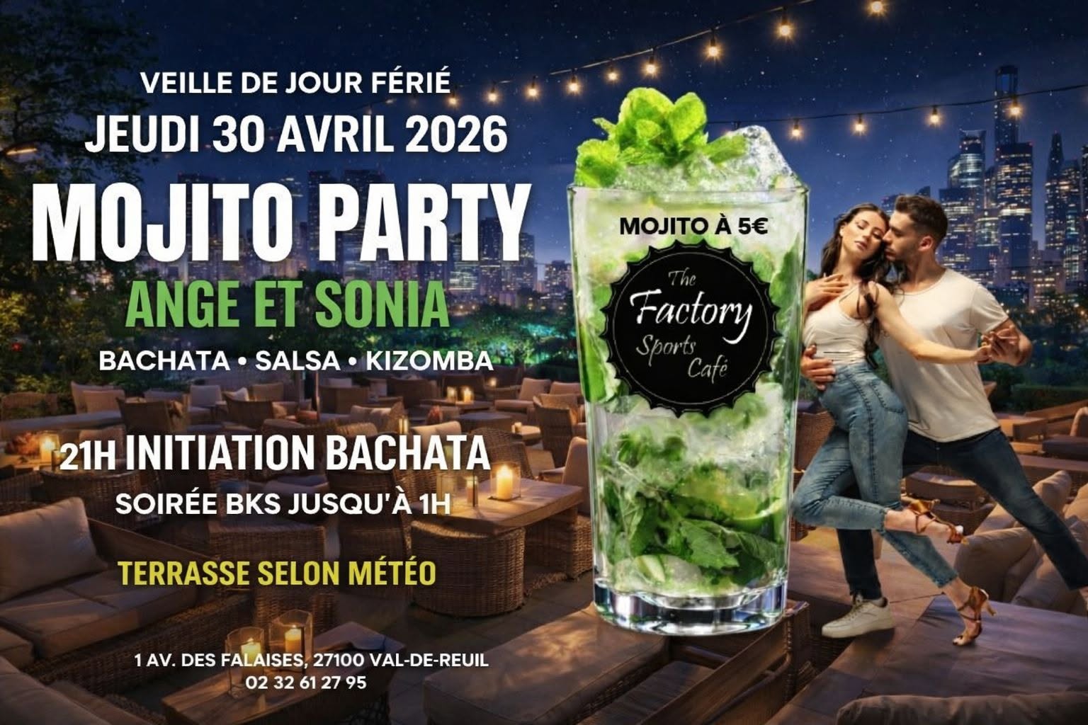 Affiche de MOJITO PARTY EXCEPTIONNELLE 