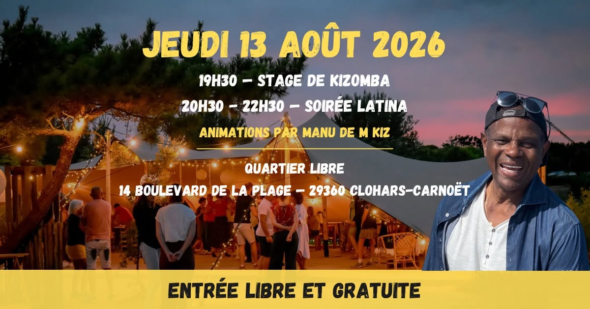 Affiche de Fiesta Latina Au Quartier Libre