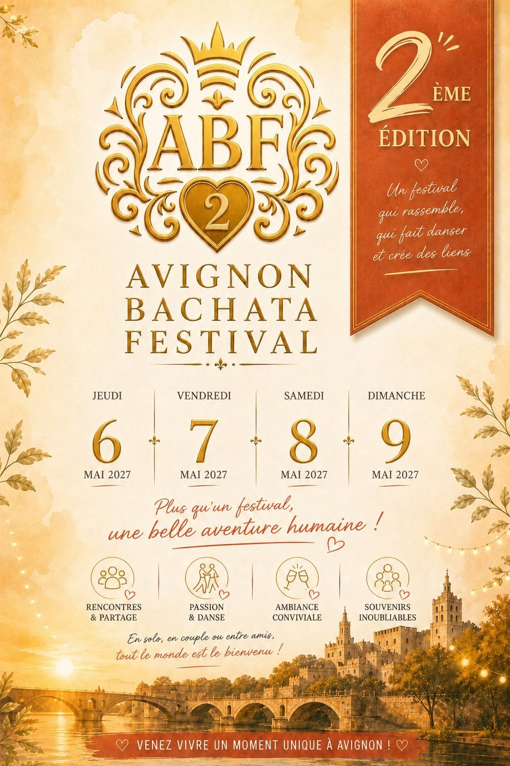 Affiche de AVIGNON BACHATA FESTIVAL ÉDITION 2
