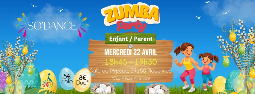 Affiche de Zumba Party Parent/enfant 