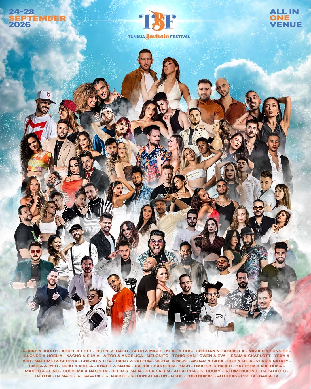 Affiche de Tunisia Bachata Festival