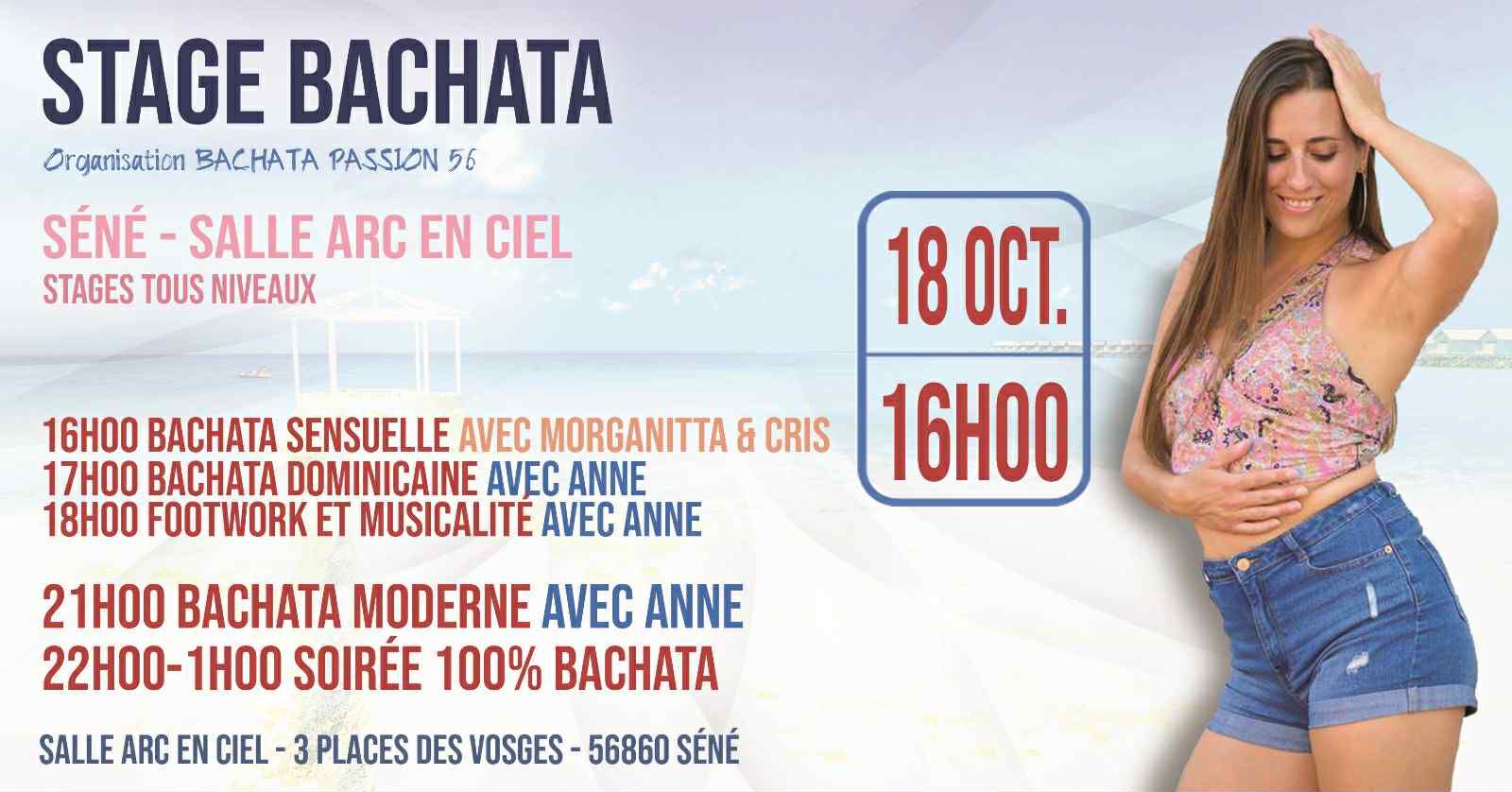 Affiche de Workshops & Soirée 100% Bachata