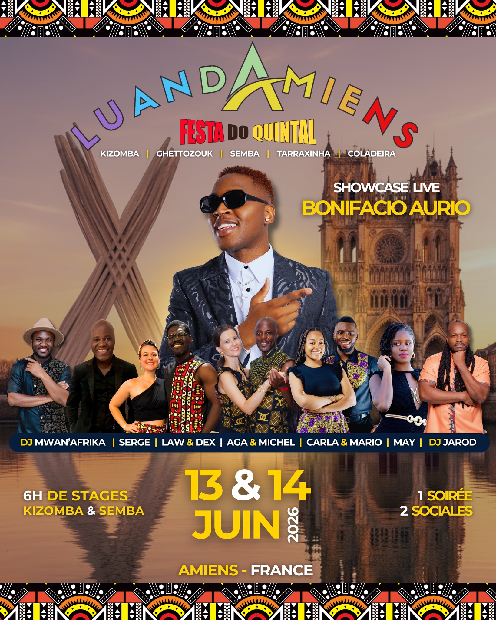 Affiche de  🇦🇴 luandamiens 🇫🇷   - Festa do Quintal  