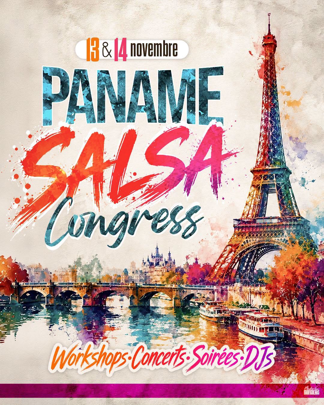 Affiche de Paname  Salsa Congress 