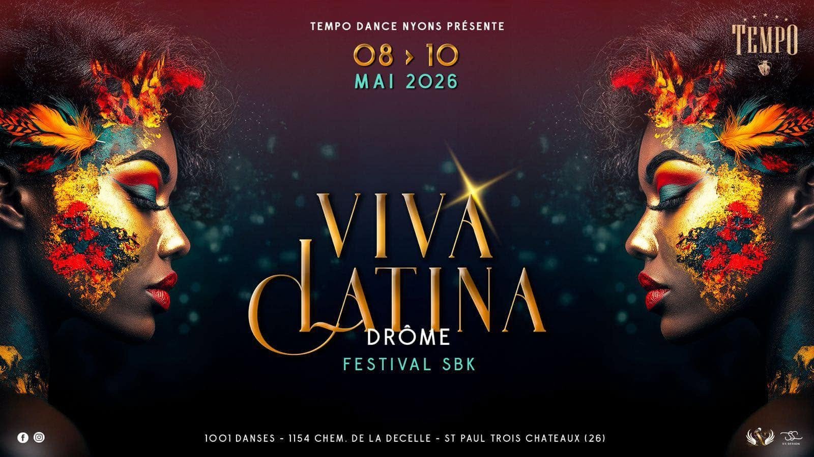 Affiche de VIVA LATINA DROME FESTIVAL EDITION 2