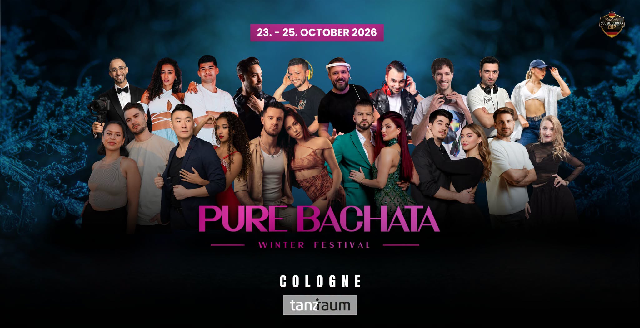 Affiche de Pure Bachata Winter Festival 2026