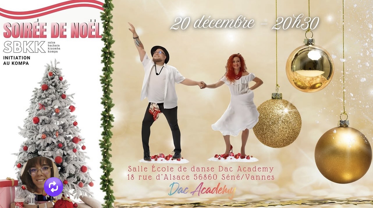 Affiche de Soirée de Noël SBKK à Vannes