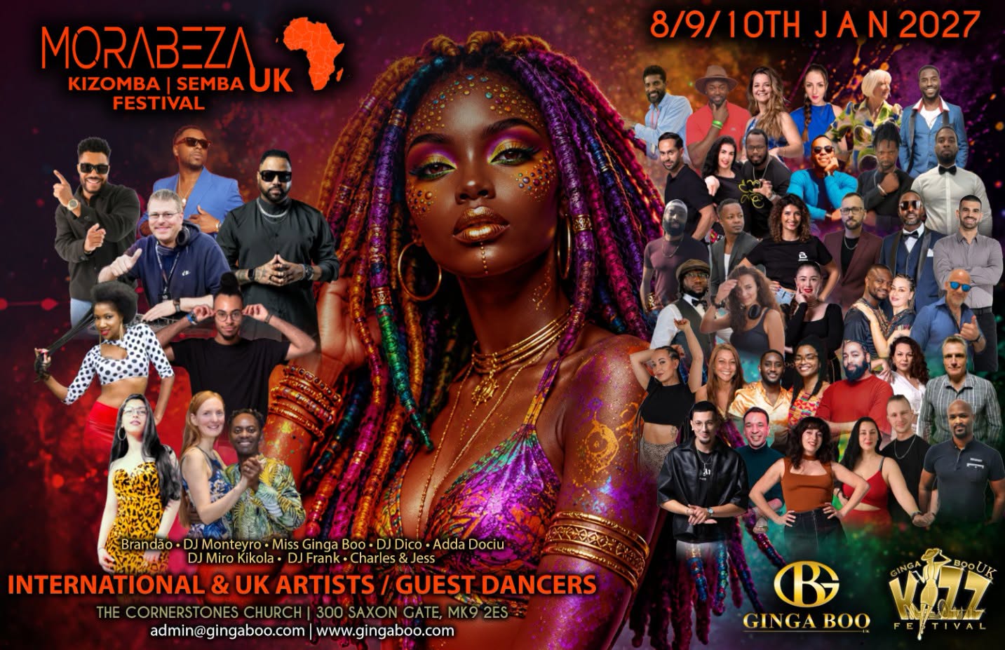 Affiche de Morabeza UK Kizomba Festival | International & UK Guest dancers | Quality Dancing Garanteed 