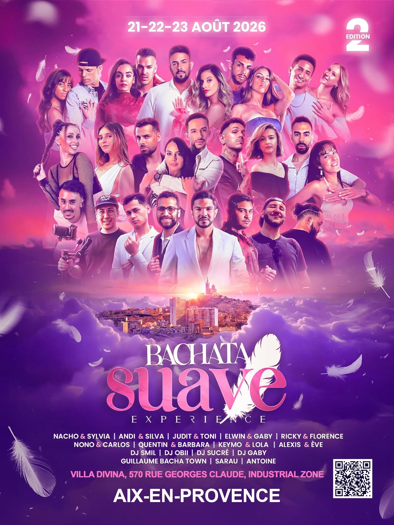 Affiche de BACHATA SUAVE EXPÉRIENCE 