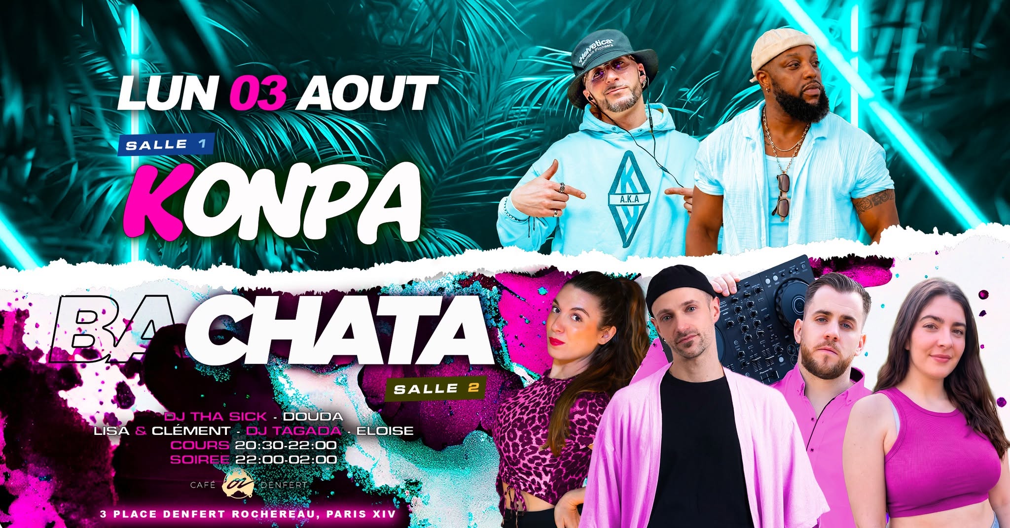 Affiche de KonpaChata (Konpa & Bachata) Paris