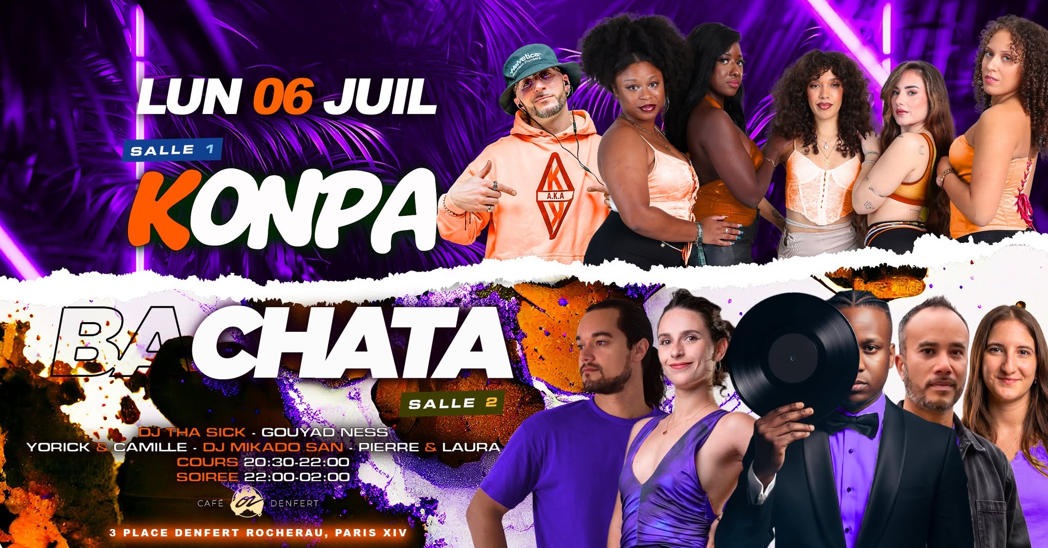 Affiche de KonpaChata (Konpa & Bachata) Paris