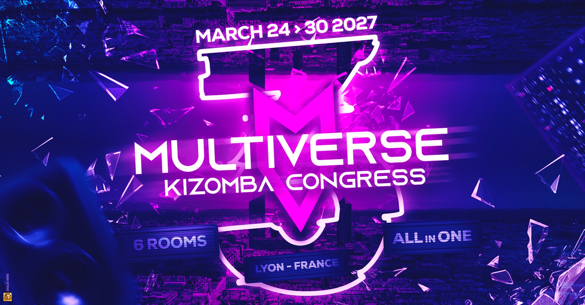 Affiche de Multiverse Kizomba Congress (6 Rooms) - 3rd Edition - Lyon - All In One