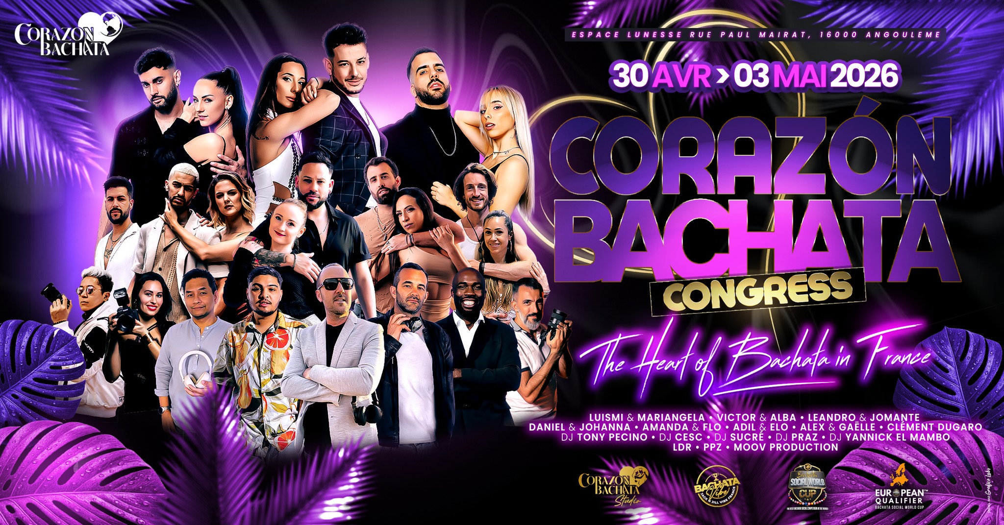 Affiche de Corazon Bachata Congress