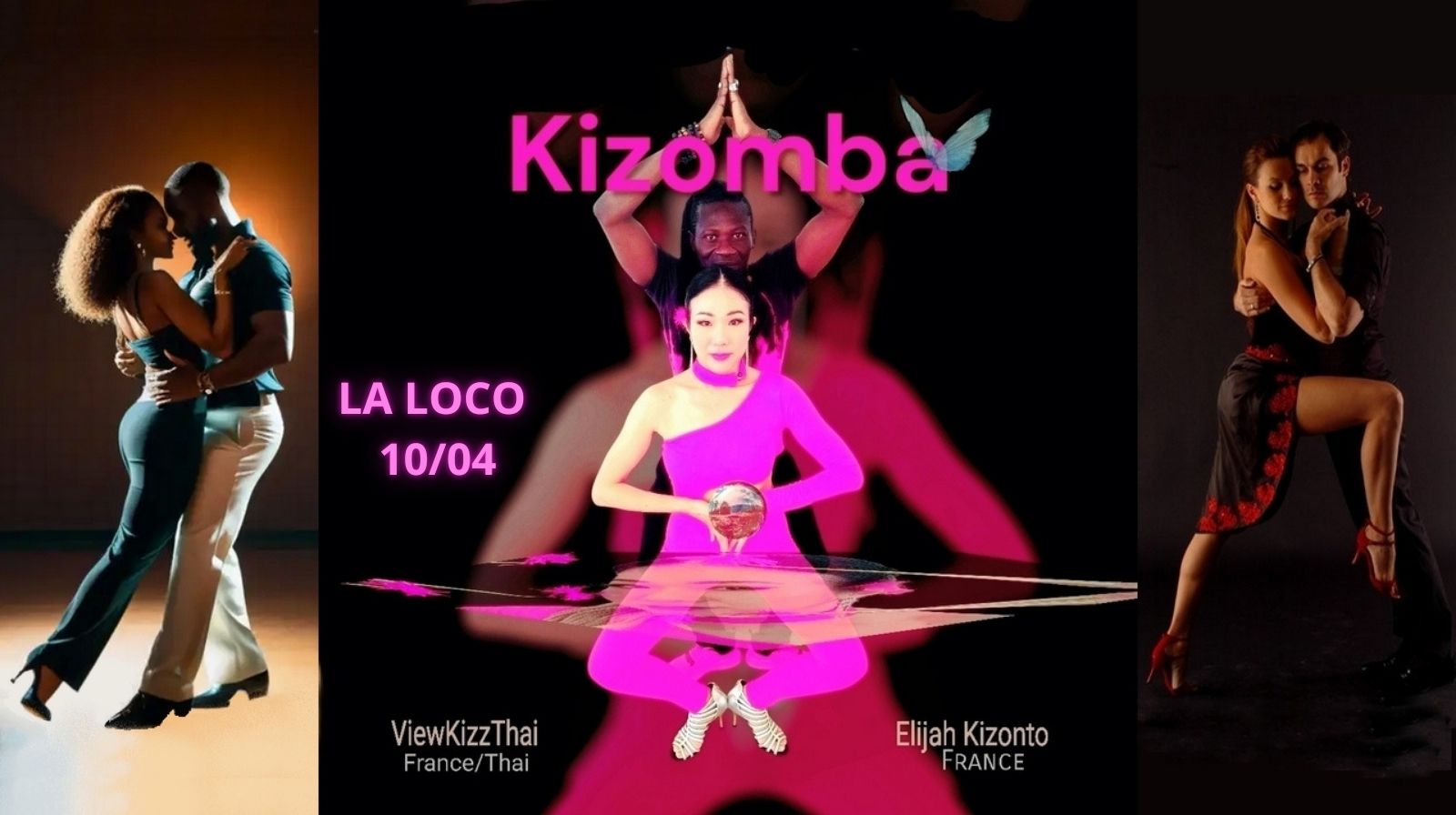 Affiche de Un train pour l'Angola /Soirée Kizomba avec initiation /Repas Muamba de Galinha