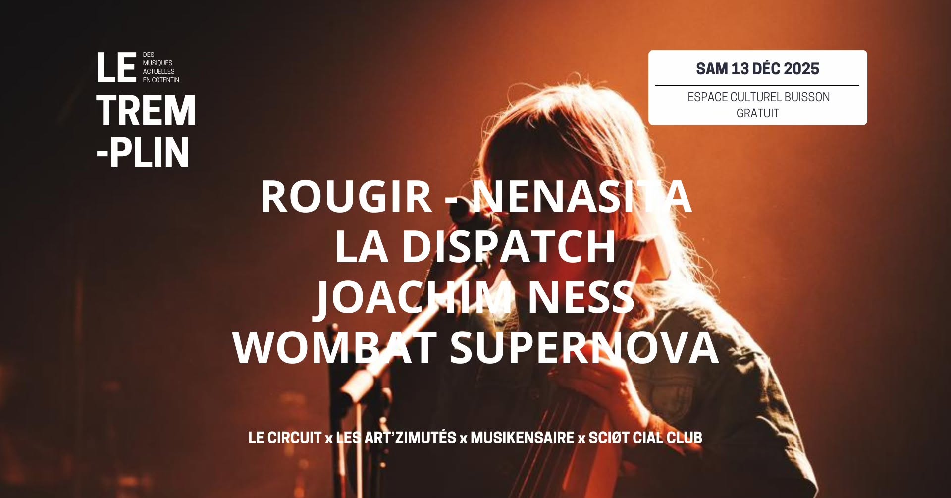 Affiche de Le Tremplin des Musiques Actuelles du Cotentin 