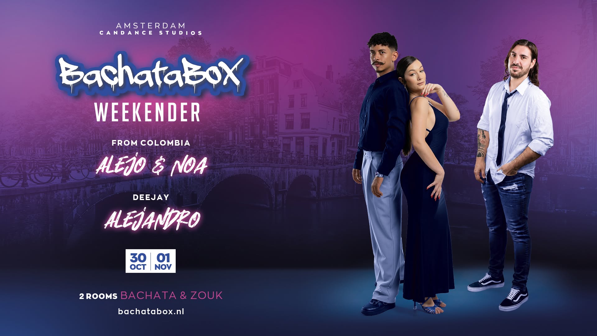 Affiche de BachataBox Weekender (Oct 30-31)