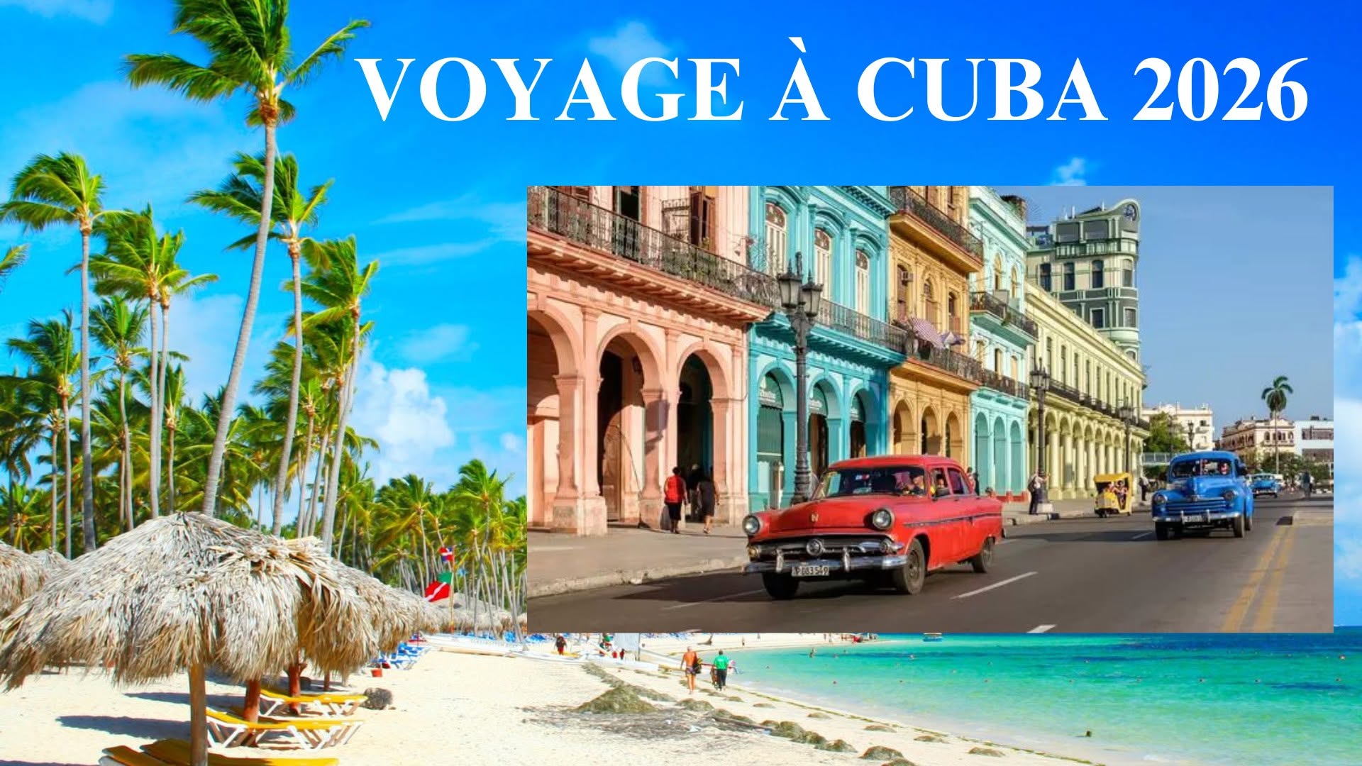 Affiche de VOYAGE À CUBA – OCTOBRE 2026 . Une immersion authentique au cœur de Cuba