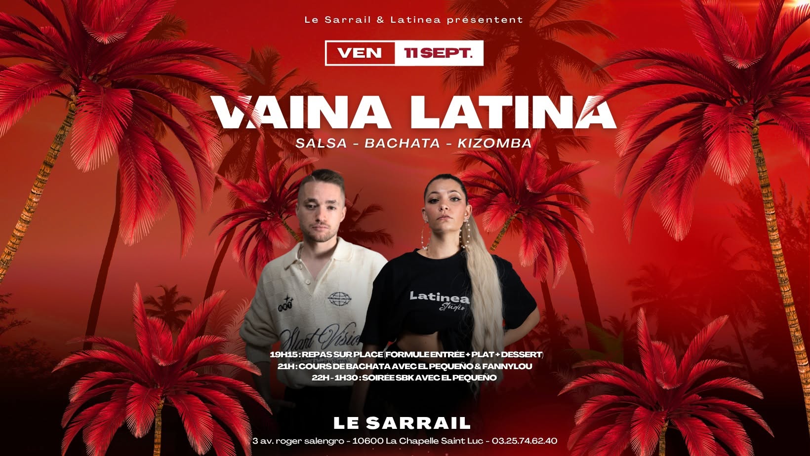 Affiche de Una Vaina Latina - Soirée SBK