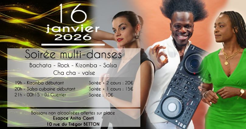 Affiche de Soirée Multi-Danses (Danse Club Betton)