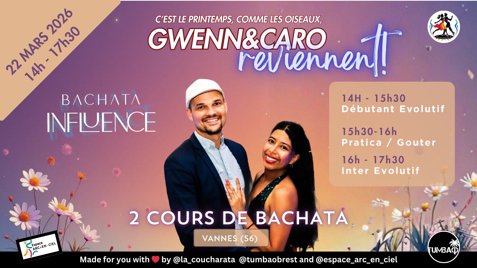 Affiche de Après-midi cours de danse avec Gwen et Caro